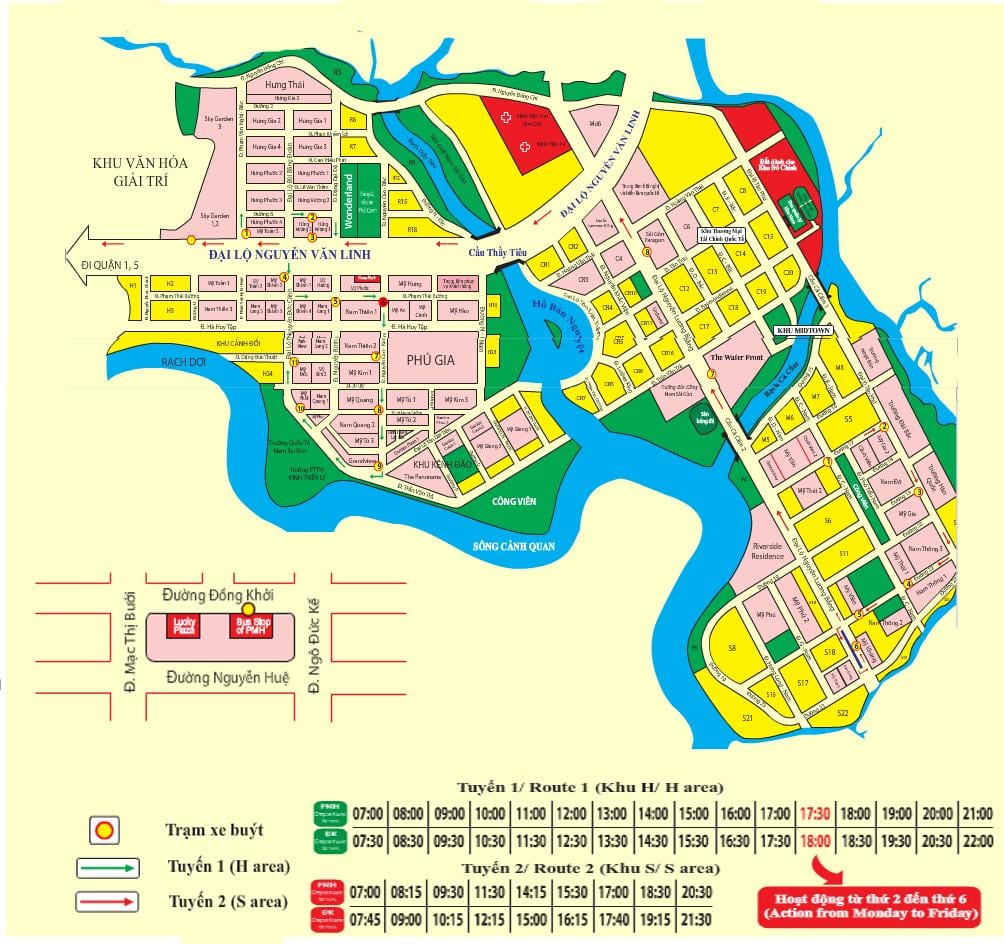 saigon รถบนแผนที่