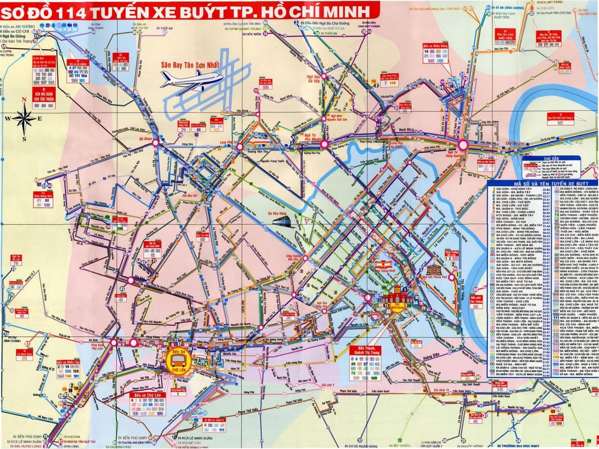saigon ถนนแผนที่