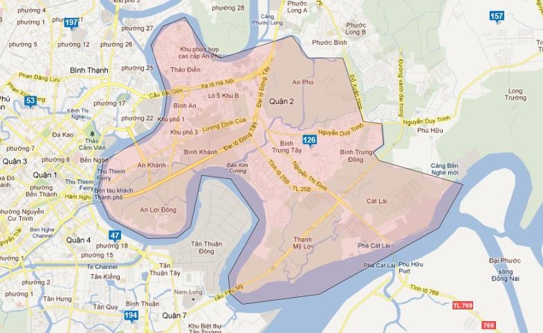 แผนที่ของ districts. kgm ของโฮไคร์ซ่อนอเมืองมิน