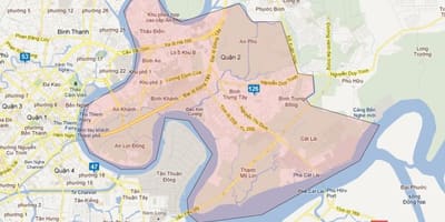 แผนที่ของ districts. kgm ของโฮไคร์ซ่อนอเมืองมิน