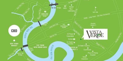 แผนที่ของ hcmc โรงพยาบาล