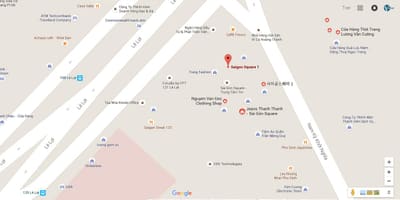 แผนที่ของ saigon สแควร์