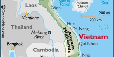 แผนที่ของ saigon บ