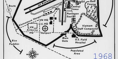แผนที่ของ saigon 1968
